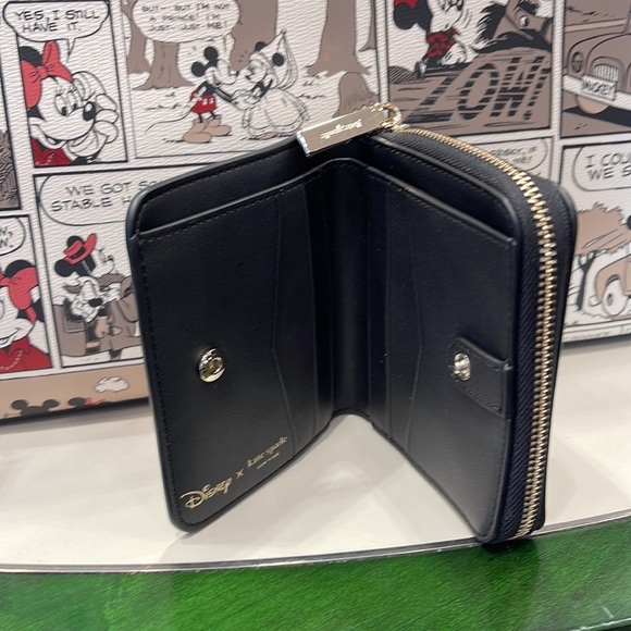 Kate Spade Disney X Kate Spade New York Minnie Mouse Zip Around Wallet
Black Mlt - Picture 11 of 16